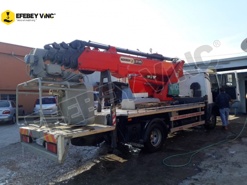 satilik 27 metre hidrokon sepetli platform p17 2 el platfromlar