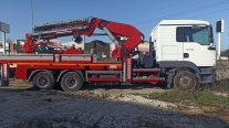 SIFIR 13,5 TON YANA KATLANIR ÇİFT KIRMA VİNÇ