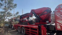 SCANİA ÜZERİNDE SIFIR 38 TON ÇİFT KIRMA VİNÇ