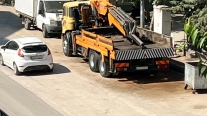 FATİH ÜZERİNDE 16 TONLUK VİNÇ