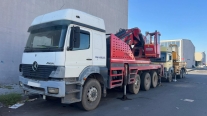 MERCEDES ÜZERİNDE 50 TONLUK ÇİFT KIRMA VİNÇ
