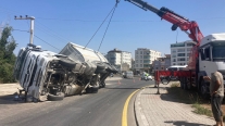 MERCEDES ÜZERİNDE 50 TONLUK ÇİFT KIRMA VİNÇ