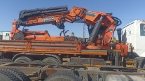 CARGO ÜZERİNDE 30 TON ÇİFT KIRMA VİNÇ