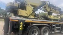 SCANİA ÜZERİNDE 55 TON ÇİFT KIRMA VİNÇ
