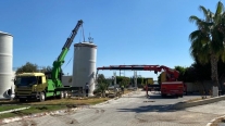 SCANİA ÜZERİNDE 40 TONLUK ÇİFT KIRMA VİNÇ
