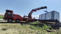 ÇİFT ÇEKER ARAÇ ÜZERİNDE 60 TON ÇİFT KIRMA